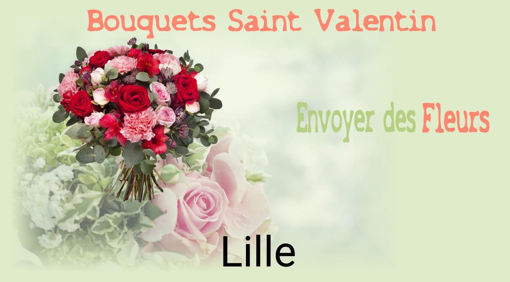 Roses de Saint-Valentin livrées à Lille